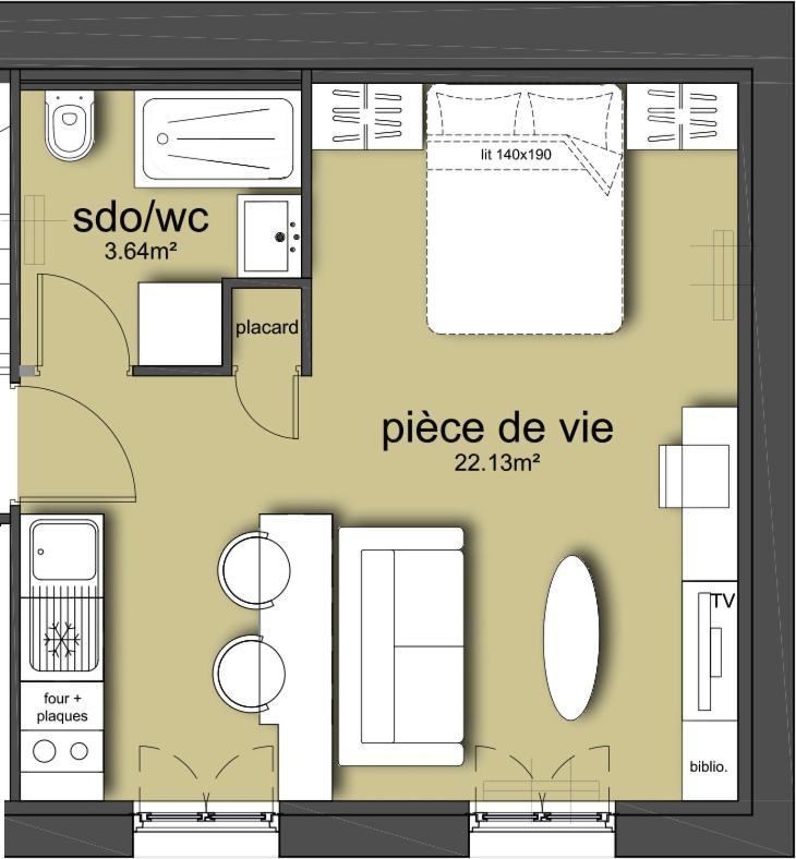 L'Audacieux Studio Lumineux Renove Et Equipe En Centre Ville Fontenay-le-Comte Eksteriør bilde